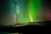 Na istoj snimci Aurora borealis, Mliječni put i meteroit na nebu