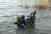 Традиционално накитена новогодишната елка во Охридското езеро